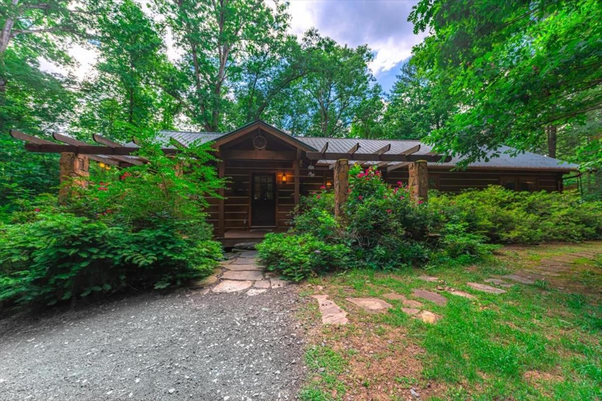蓝岭Waterfront Mountain Cabin With Hot Tub别墅 外观 照片