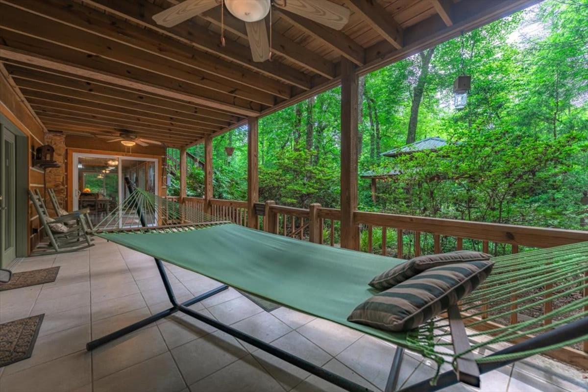蓝岭Waterfront Mountain Cabin With Hot Tub别墅 外观 照片