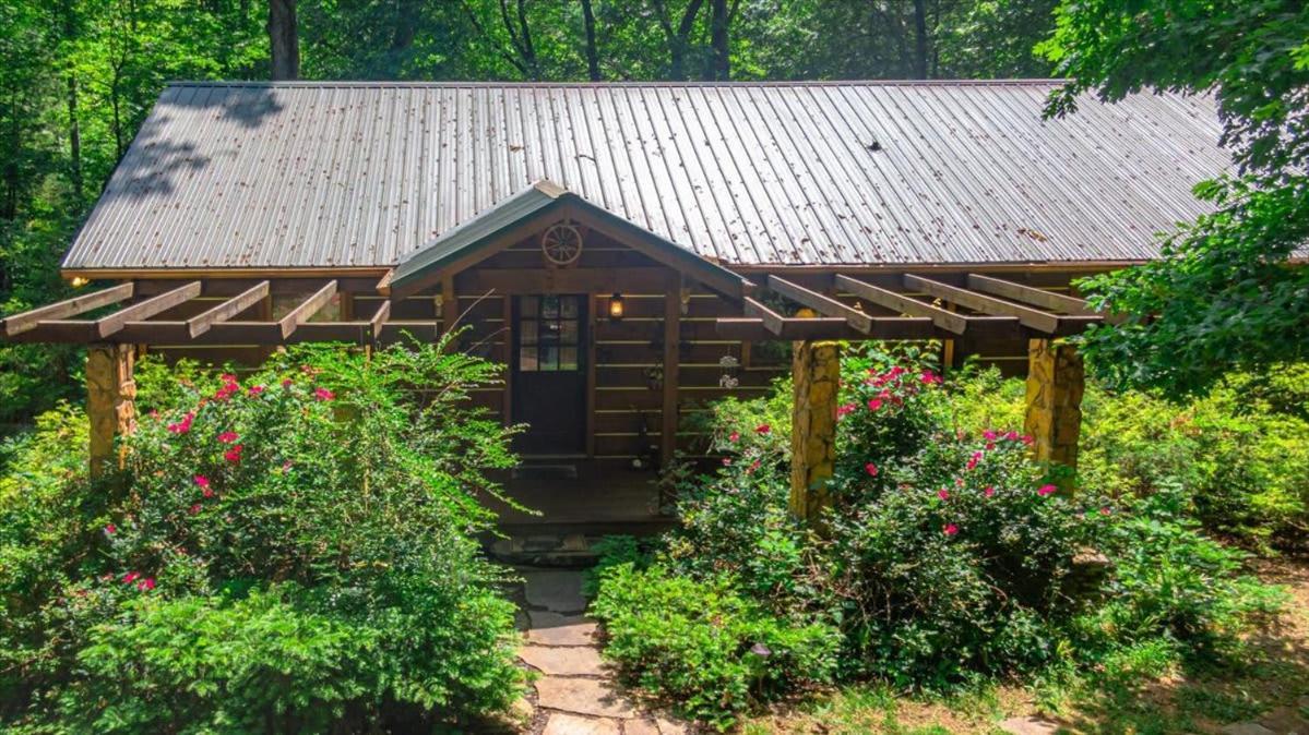 蓝岭Waterfront Mountain Cabin With Hot Tub别墅 外观 照片