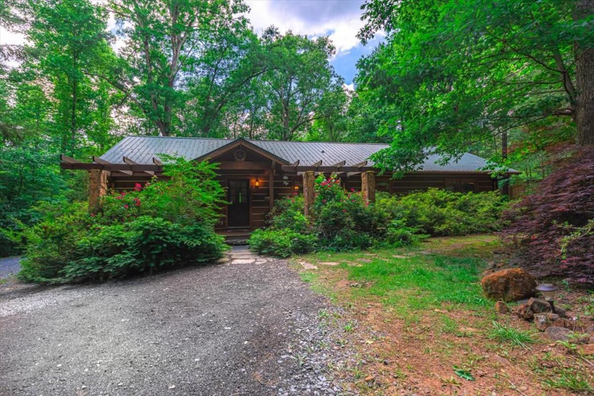 蓝岭Waterfront Mountain Cabin With Hot Tub别墅 外观 照片