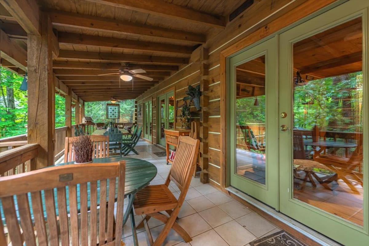 蓝岭Waterfront Mountain Cabin With Hot Tub别墅 外观 照片