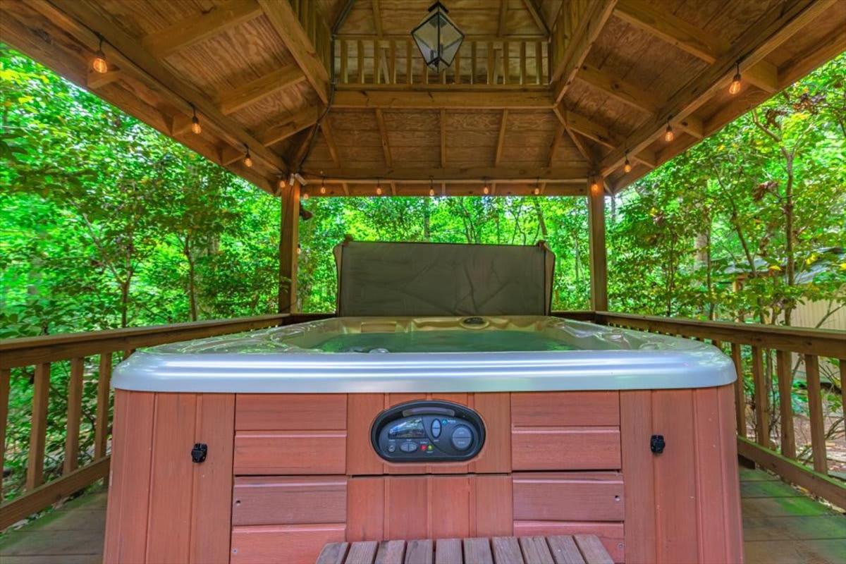 蓝岭Waterfront Mountain Cabin With Hot Tub别墅 外观 照片