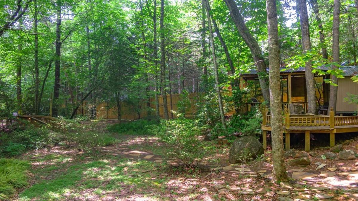 蓝岭Waterfront Mountain Cabin With Hot Tub别墅 外观 照片
