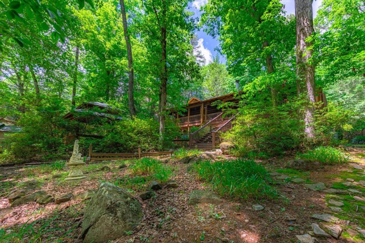 蓝岭Waterfront Mountain Cabin With Hot Tub别墅 外观 照片