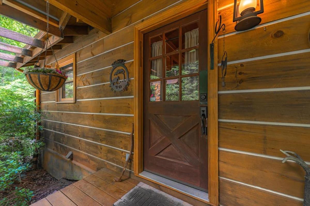 蓝岭Waterfront Mountain Cabin With Hot Tub别墅 外观 照片